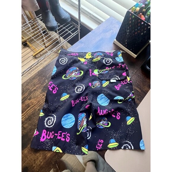 BUC-EE'S Swim Trunk Youth XSmall All Over Galaxy Space Print with Pockets, Lined - Picture 2 of 3